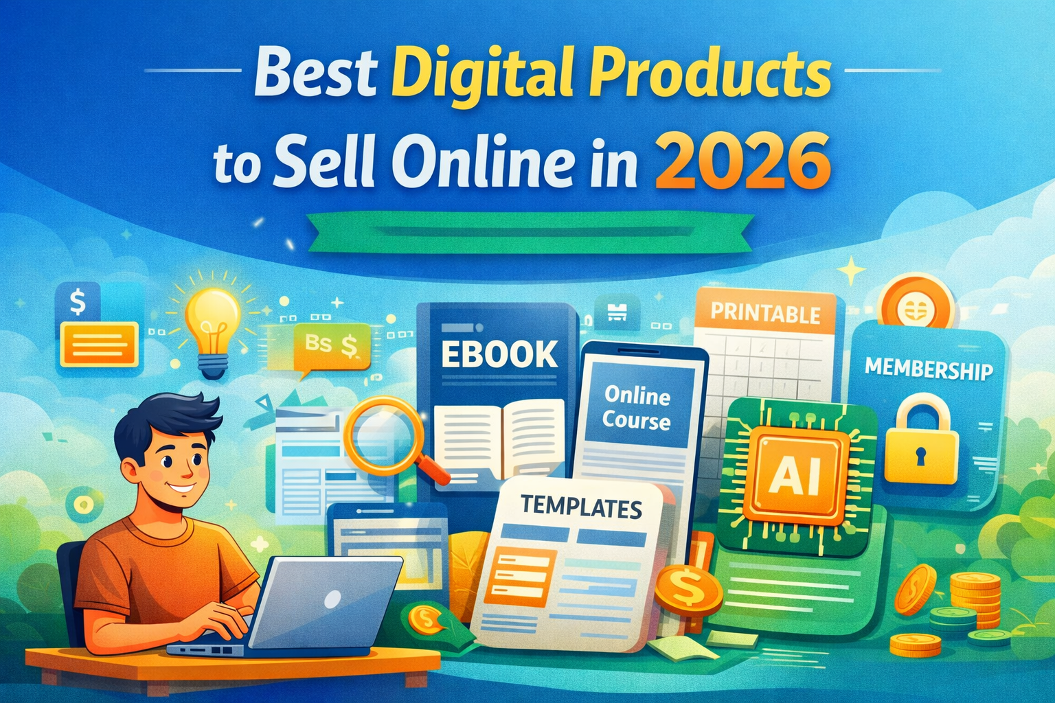 Best Digital Products to sell in 2026